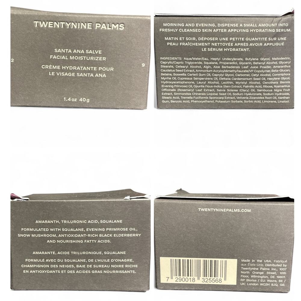 Twentynine Palms Four Piece Skincare Set GREAT GIFT - Picture 8 of 10